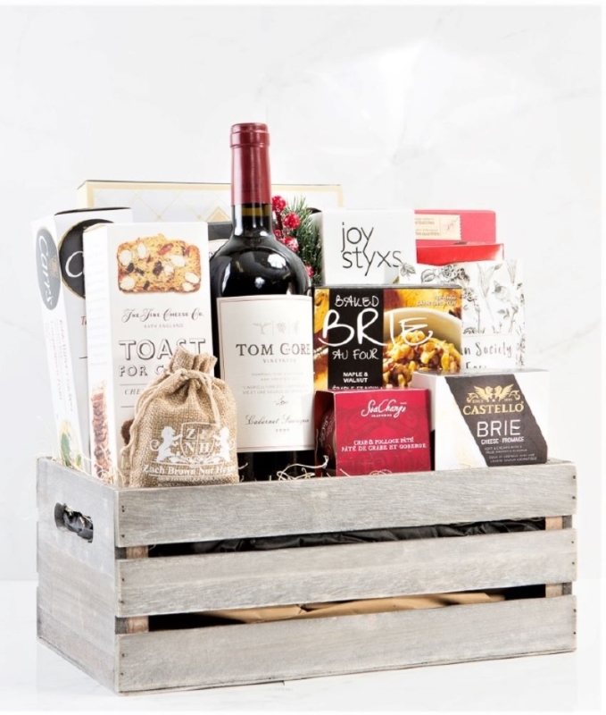 Holiday Gift Baskets With Wine